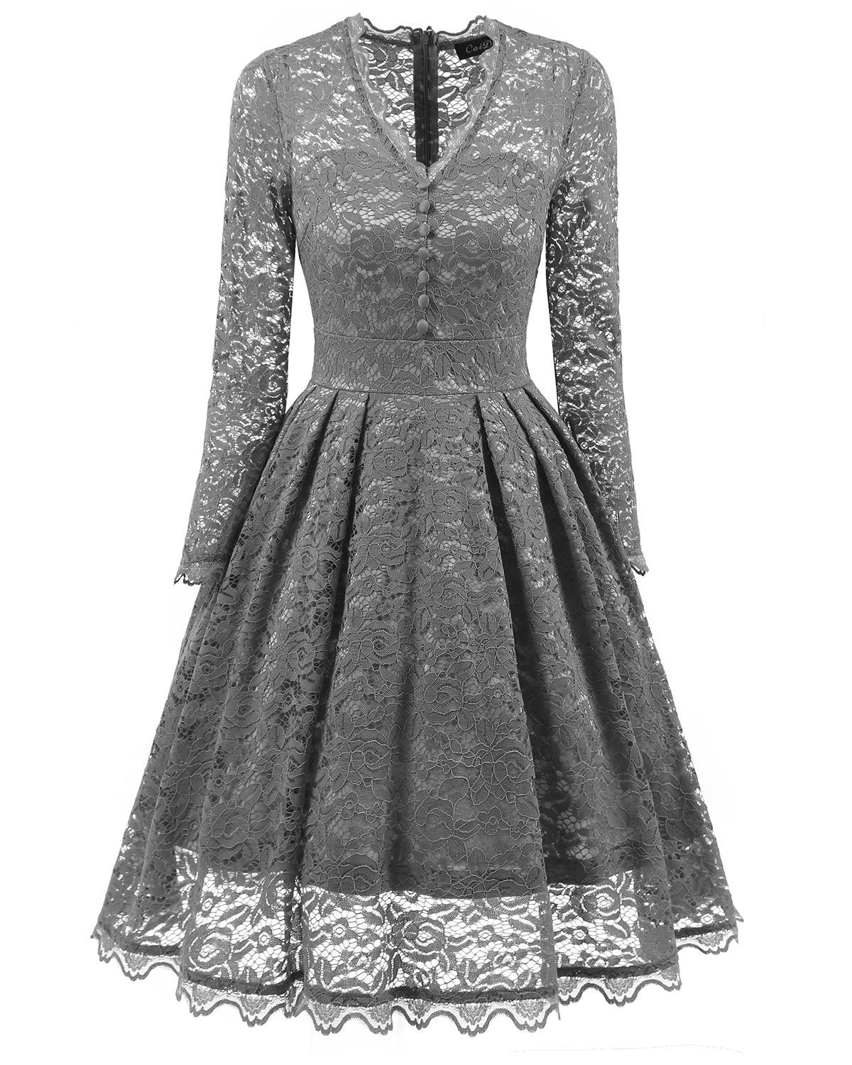 Ladies Retro Lace Dress