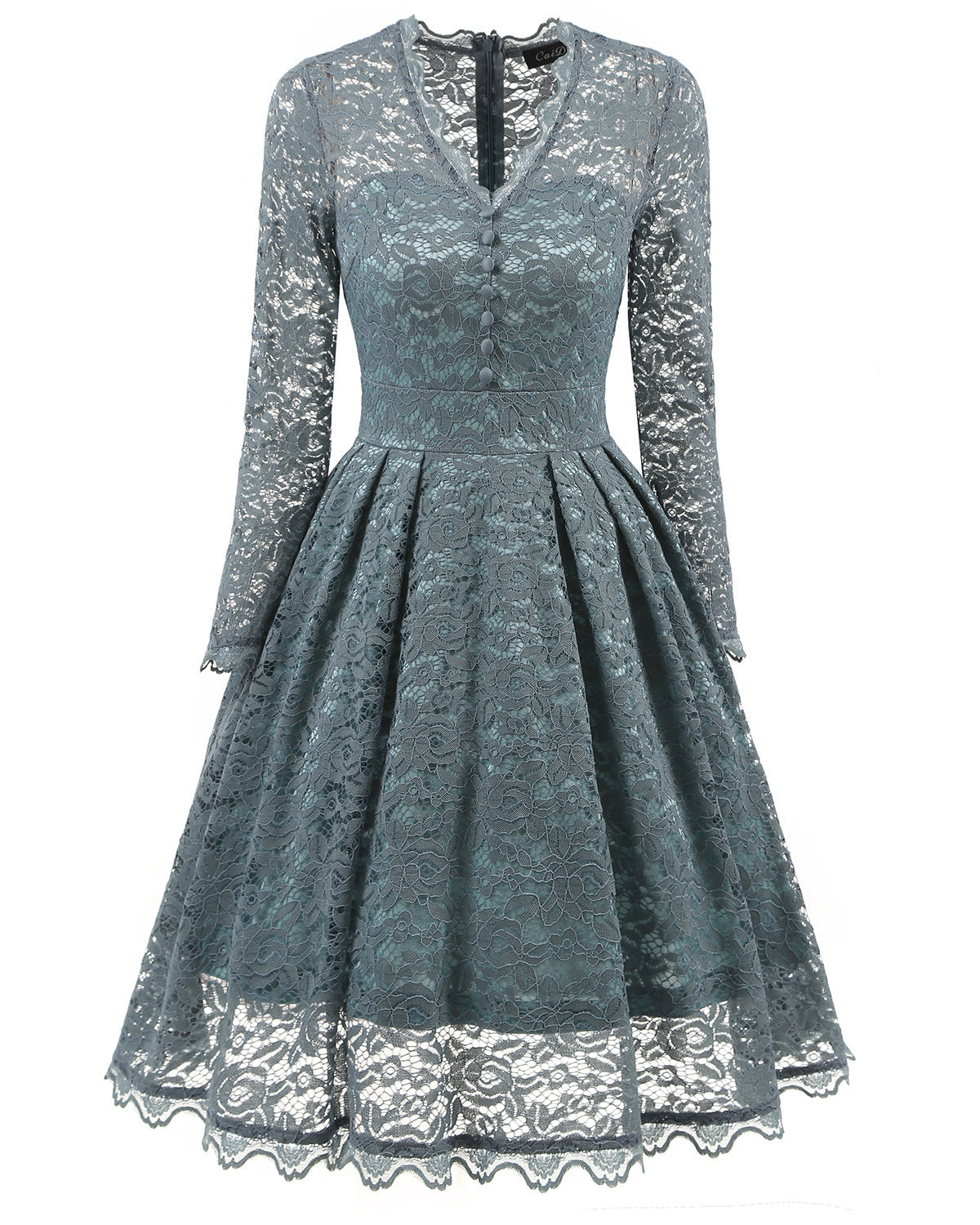 Ladies Retro Lace Dress