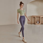 Ladies Active Wear Short Sleeve Summer Top