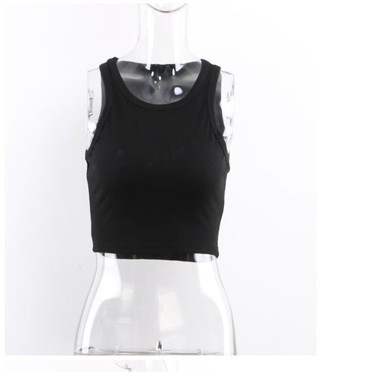 Ladies Summer Belly Peek Tank Top
