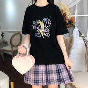 Ladies Yes/NO Cotton Short Sleeves