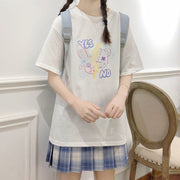 Ladies Yes/NO Cotton Short Sleeves