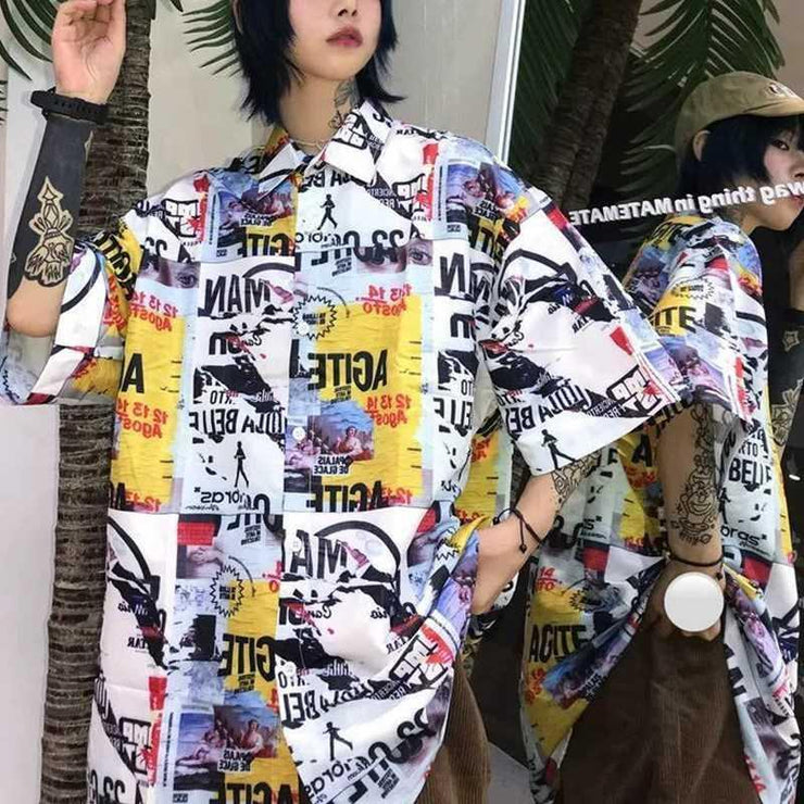 Ladies Retro Hip-Hop Shirt